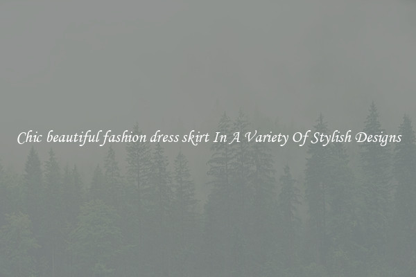 Chic beautiful fashion dress skirt In A Variety Of Stylish Designs