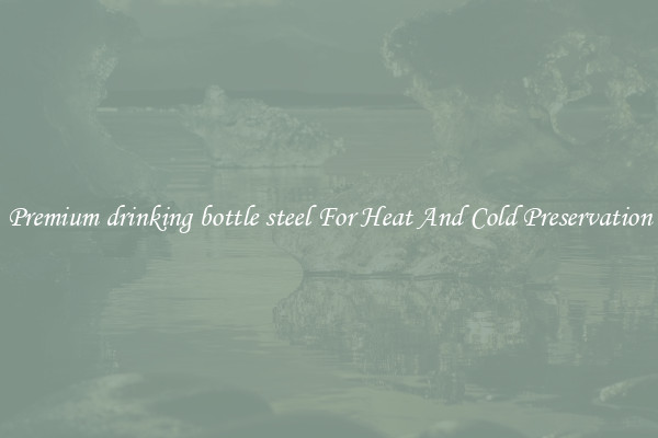 Premium drinking bottle steel For Heat And Cold Preservation
