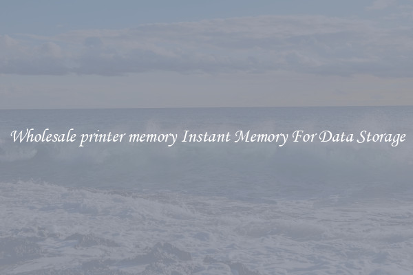 Wholesale printer memory Instant Memory For Data Storage