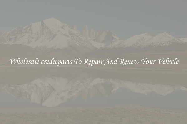 Wholesale creditparts To Repair And Renew Your Vehicle