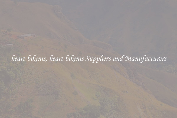 heart bikinis, heart bikinis Suppliers and Manufacturers