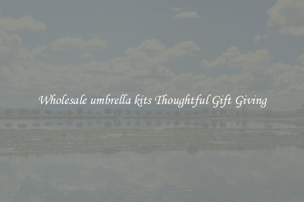 Wholesale umbrella kits Thoughtful Gift Giving