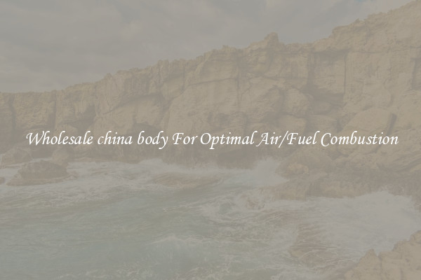Wholesale china body For Optimal Air/Fuel Combustion